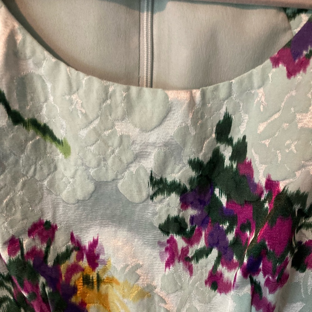 Anthropologie Leifsdottir Brocade Peplum Tank size 2 - Picture 5 of 10